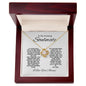 TO MY AMAZING SOULMATE LOVE KNOT NECKLACE #LG_AM_SM_WHT_BLK_LK