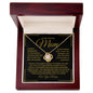 TO MY AMAZING MOM LOVE KNOT NECKLACE