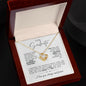 TO MY SOULMATE LOVE KNOT NECKLACE #LG_SM_WHT_BLK_LK