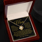 TO MY AMAZING MOM LOVE KNOT NECKLACE