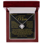 TO MY AMAZING MOM LOVE KNOT NECKLACE