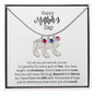 HAPPY MOTHER'S DAY CUSTOMIZABLE BABY FEET NECKLACE | PRMC41723LC