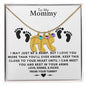 TO MY MOMMY MAY JUST BE A BUMP BABY FEET NECKLACE | PR040323