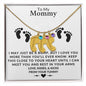 TO MY MOMMY MAY JUST BE A BUMP BABY FEET NECKACE | PR04323