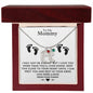 TO MY MOMMY MAY JUST BE A BUMP BABY FEET NECKACE | PR04323