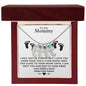 TO MY MOMMY MAY JUST BE A BUMP BABY FEET NECKACE | PR04323