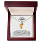 HAPPY MOTHER'S DAY CUSTOMIZABLE BABY FEET NECKLACE | PRMC41723LC