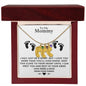 TO MY MOMMY MAY JUST BE A BUMP BABY FEET NECKACE | PR04323