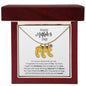 HAPPY MOTHER'S DAY CUSTOMIZABLE BABY FEET NECKLACE | PRMC41723LC