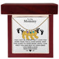 TO MY MOMMY MAY JUST BE A BUMP BABY FEET NECKACE | PR04323