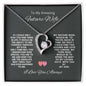TO MY AMAZING FUTURE WIFE FOREVER LOVE NECKLACE #LG_AM_FW_BLK-WHT
