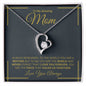 TO MY AMAZING MOM FOREVER LOVE NECKLACE #LGAM_M_BLK_GLD_FL