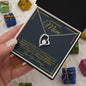 TO MY AMAZING MOM FOREVER LOVE NECKLACE #LGAM_M_BLK_GLD_FL