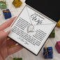 TO MY BEAUTIFUL WIFE FOREVER NECKLACE #LG B_W_WHT_FL