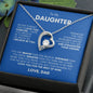 TO MY DAUGHTER FOREVER LOVE NECKLACE #LG_RYL_WHT_FL