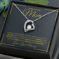 TO MY AMAZING MOM FOREVER LOVE NECKLACE #LGAM_M_BLK_GLD_FL