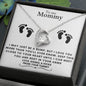 TO MY MOMMY MAY JUST BE A BUMP FOREVER LOVE NECKLACE | PR04023