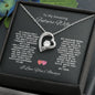 TO MY AMAZING FUTURE WIFE FOREVER LOVE NECKLACE #LG_AM_FW_BLK-WHT