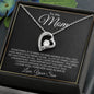 TO MY MOM SOMETIMES IT'S HARD FOREVER LOVE NECKLACES