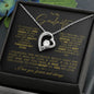 TO MY SOULMATE FOREVER LOVE NECKLACE #LG_SM_BLK_GLD_FL