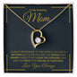 TO MY AMAZING MOM FOREVER LOVE NECKLACE #LGAM_M_BLK_GLD_FL