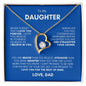 TO MY DAUGHTER FOREVER LOVE NECKLACE #LG_RYL_WHT_FL