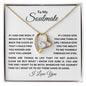 TO MY SOULMATE FOREVER LOVE NECKLACE #LG_SM_WHT_BLK_FL