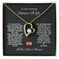TO MY AMAZING FUTURE WIFE FOREVER LOVE NECKLACE #LG_AM_FW_BLK-WHT