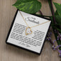 TO MY SOULMATE FOREVER LOVE NECKLACE #LG_SM_WHT_BLK_FL