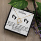 TO MY MOMMY MAY JUST BE A BUMP FOREVER LOVE NECKLACE | PR040323