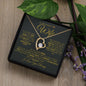 TO MY SMOKING HOT WIFE FOREVER LOVE NECKLACE #LG_SH_WF_BLK_GLD