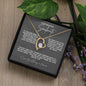 TO MY BEAUTIFUL SOULMATE FOREVER LOVE NECKLACE #LG_BF_SM_TBLK_WHT_FL