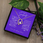TO MY BEAUTIFUL SOULMATE FOREVER LOVE NECKLACE #LG_BF_SM_PUR-WHT_FL
