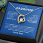 TO MY DAUGHTER FOREVER LOVE NECKLACE #LG_RYL_WHT_FL