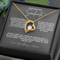 TO MY BEAUTIFUL SOULMATE FOREVER LOVE NECKLACE #LG_BF_SM_TBLK_WHT_FL