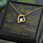 TO MY SMOKING HOT WIFE FOREVER LOVE NECKLACE #LG_SH_WF_BLK_GLD