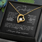 TO MY SOULMATE FOREVER LOVE NECKLACE #LG_BLK_WHT_FL