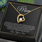 TO MY MOM SOMETIMES IT'S HARD FOREVER LOVE NECKLACES