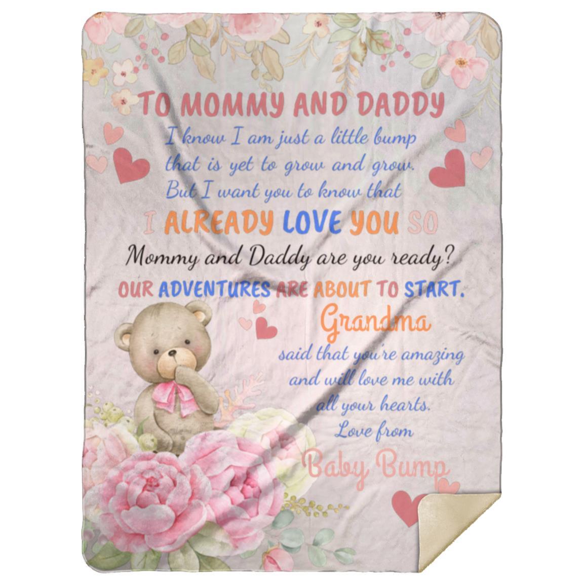 To Mommy and Daddy | Blanket