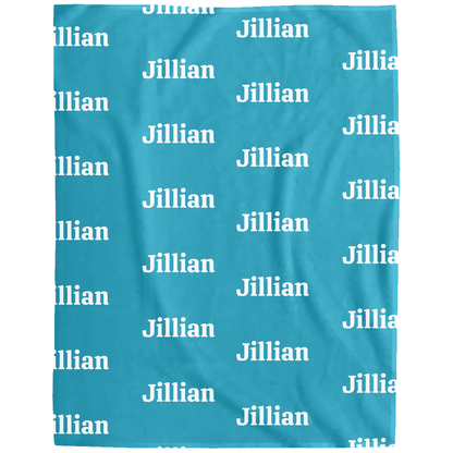 Personalized Name/Text Cozy Plush Fleece Blanket