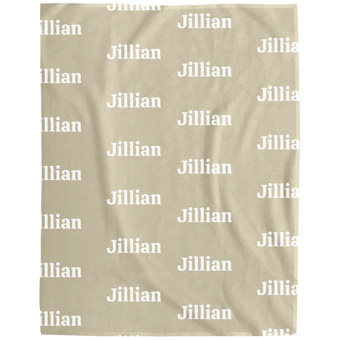 Personalized Name/Text Cozy Plush Fleece Blanket