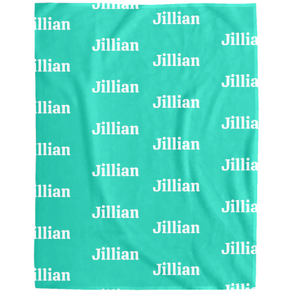 Personalized Name/Text Cozy Plush Fleece Blanket