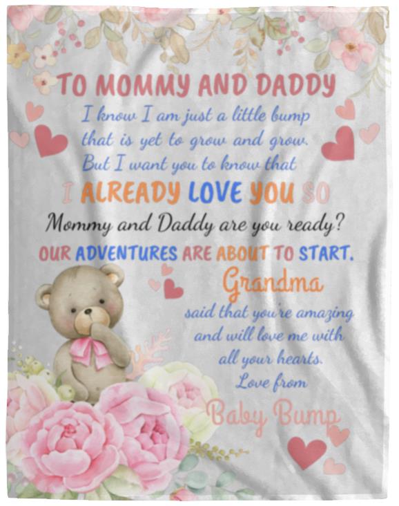 To Mommy and Daddy | Blanket