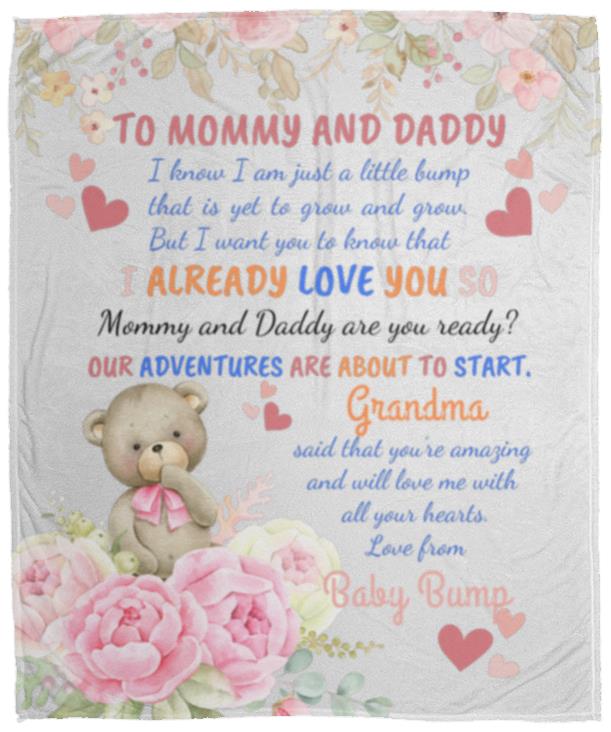 To Mommy and Daddy | Blanket