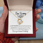 I'm Sorry Forever Love Necklace - WHT_MC