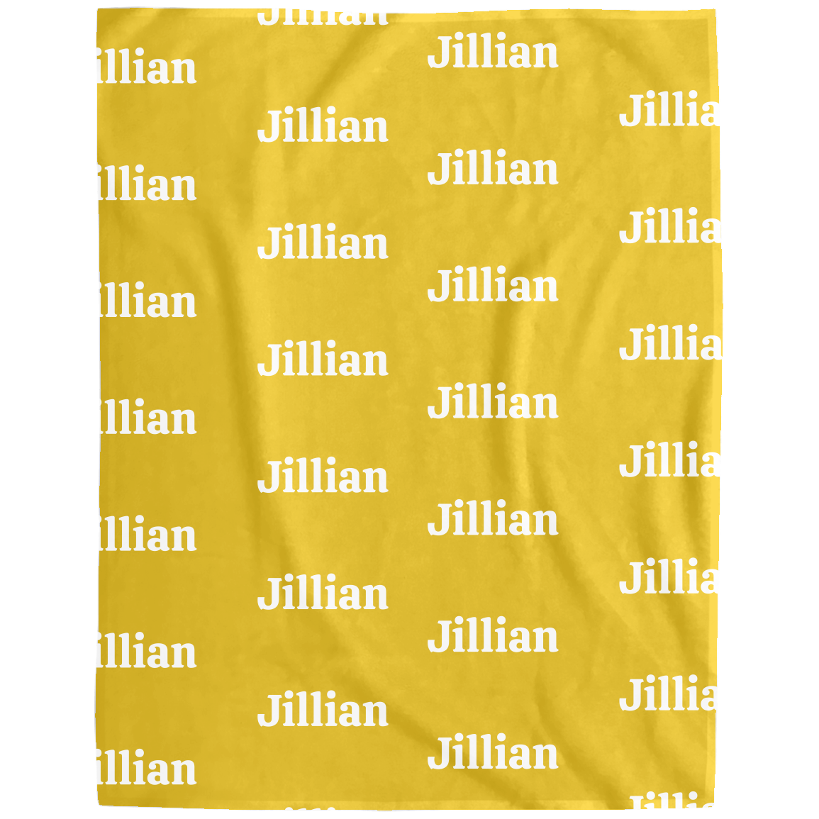 Personalized Name/Text Cozy Plush Fleece Blanket