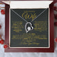 TO MY AMAZING WIFE FOREVER LOVE NECKLACE #LG_SH_WF_BLK_GLD