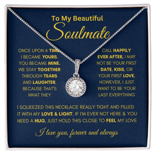 TO MY BEAUTIFUL SOULMATE ETERNAL HOPE NECKLACE - #LG_BF_SM_BLU_GLD_EH