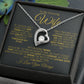 TO MY AMAZING WIFE FOREVER LOVE NECKLACE #LG_SH_WF_BLK_GLD