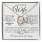 TO MY AMAZING WIFE FOREVER LOVE NECKLACE #LG_AM_WF_WHT_BLK